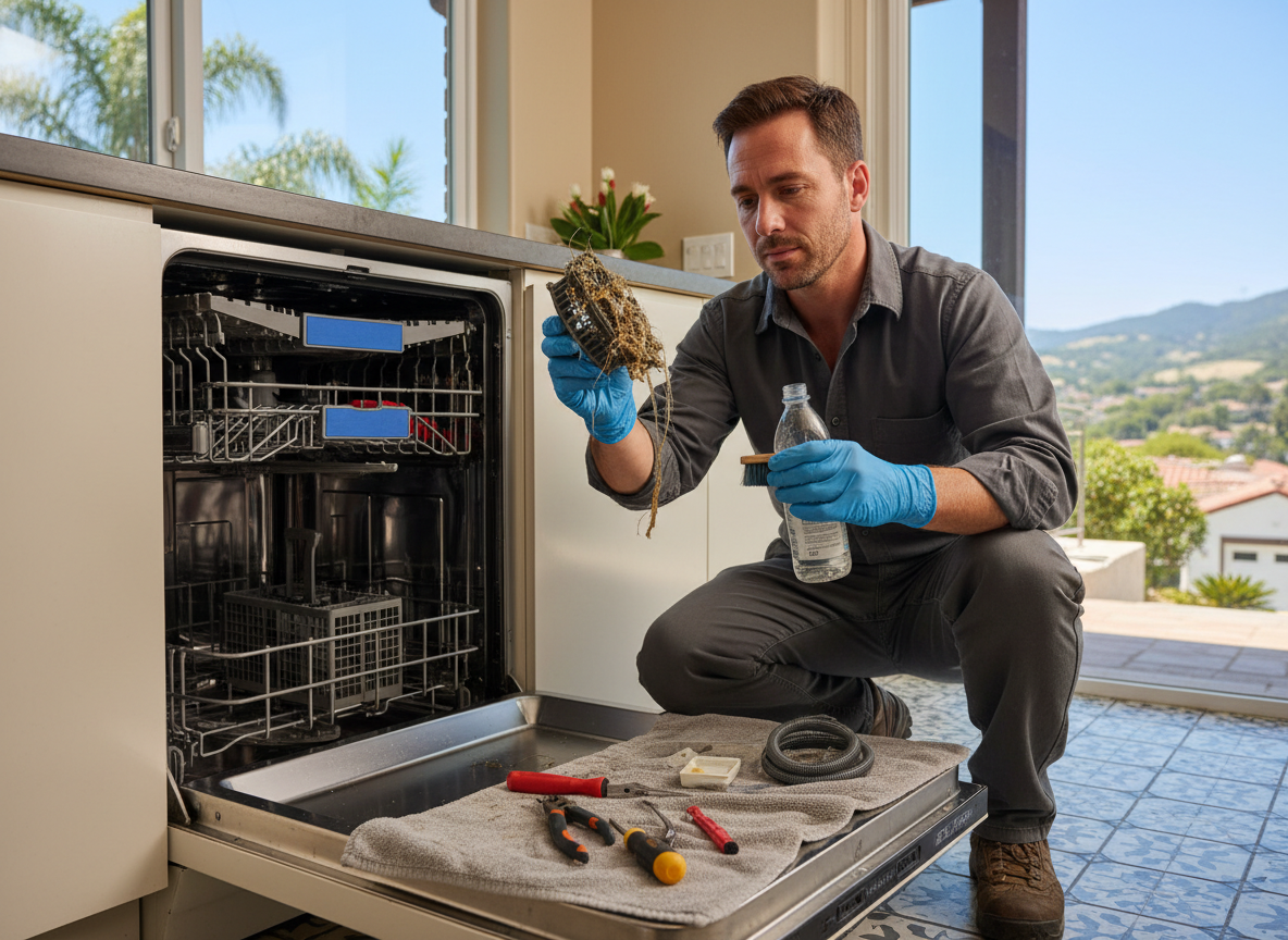 How to Clear a Slow-Draining Dishwasher in Santa Clara County Homes