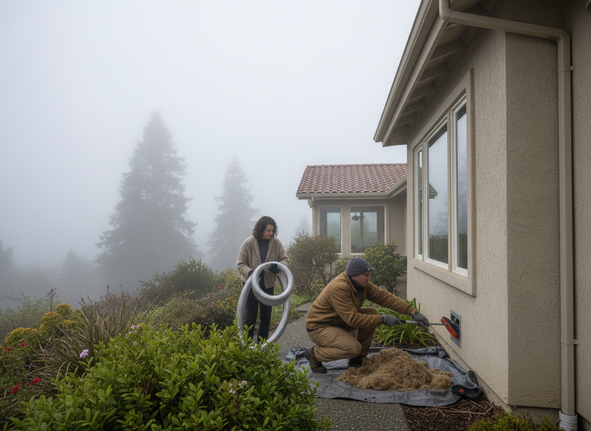 Preventing Dryer Vent Blockage in Foggy Los Altos Winters